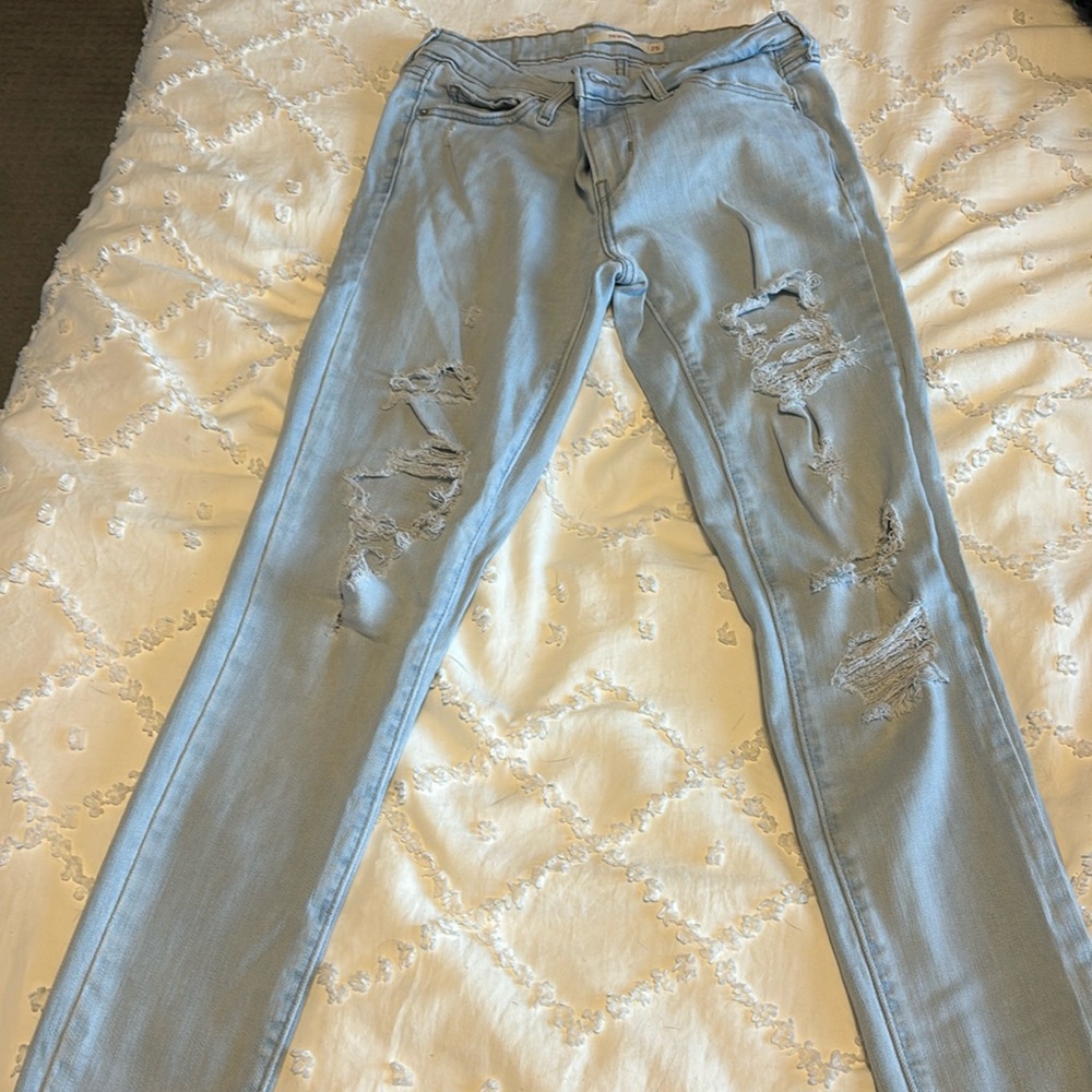 Girls Levi Skinny Jeans
